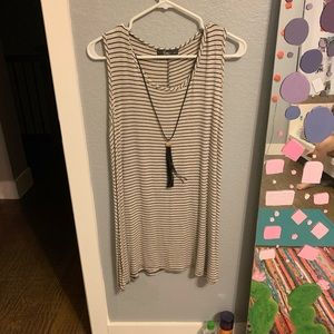 t shirt dress with attached necklace